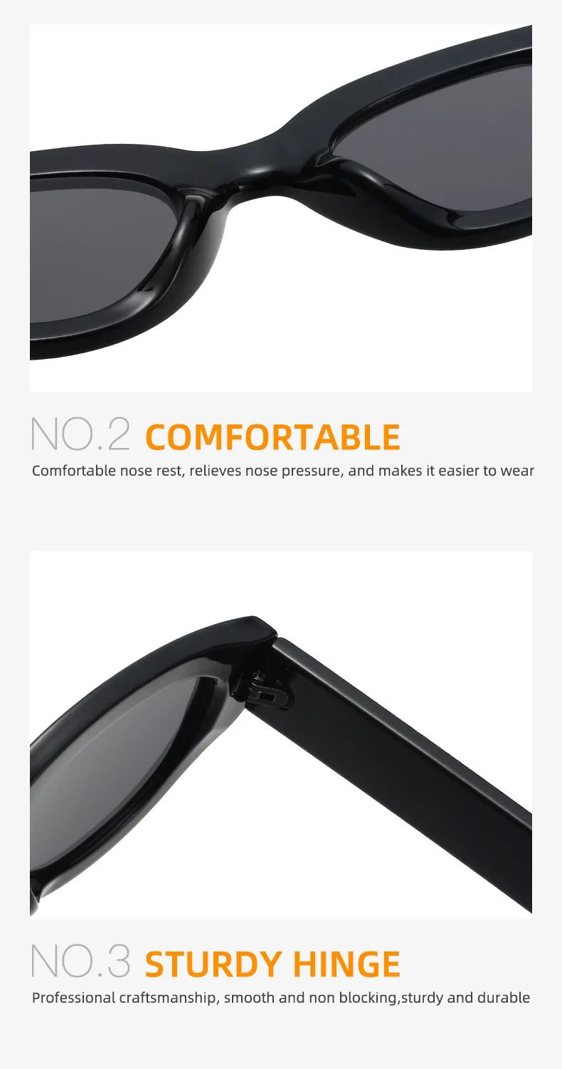 Fashion Unique Irregular Hip Hop Sunglasses Y2k Women Men Retro Oval Sun Glasses Ladies Beach Sunnies Outdoor Sport Goggles New - Sergio Cavelli