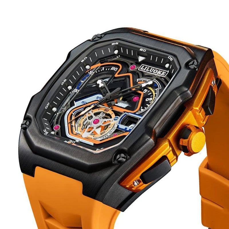 Mens Watches Top Brand Luxury Rubber Quartz Watch For Men Fashion Military Waterproof Luminous Date Clock Male Montre Homme - Sergio Cavelli