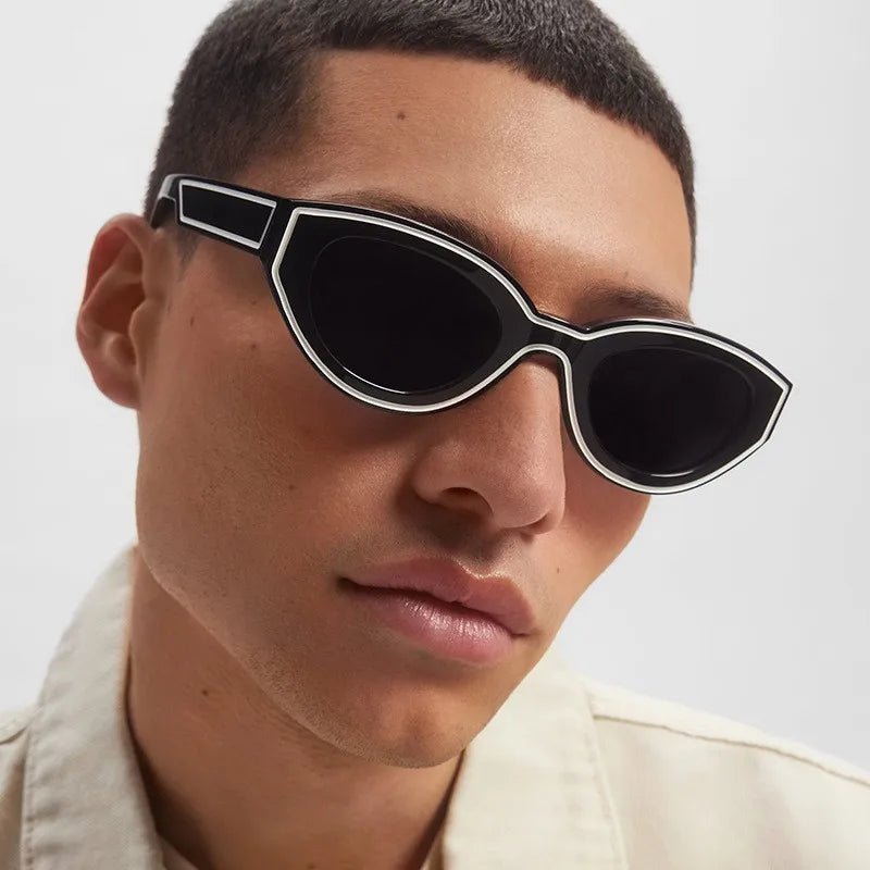 Fashion Unique Irregular Hip Hop Sunglasses Y2k Women Men Retro Oval Sun Glasses Ladies Beach Sunnies Outdoor Sport Goggles New - Sergio Cavelli